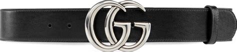 gucci belt marmont silver